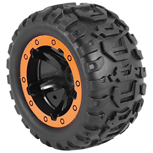 Nettoppo 4 StüCke Reifen & R？Der Felgen Fern Bedienung Auto Zubeh？R für HBX 16889 1/16 RC Auto Fahrzeuge Teile M16038 von Nettoppo