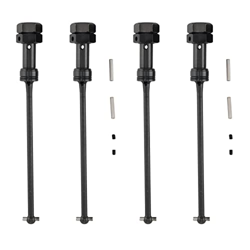 Nettoppo 4 Stück Antrieb Welle CVD Set EA1061 für JLB Racing Cheetah 11101 21101 J3 Speed 1/10 RC Auto Teile Zubehör von Nettoppo