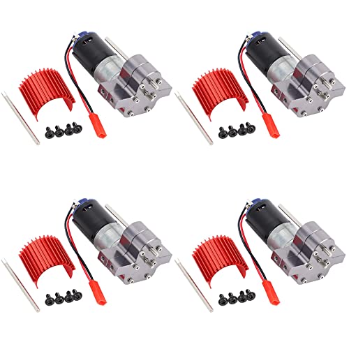 Nettoppo 4X 370 Gebürsteter Motor + KüHlkörper Getriebe Satz Aus Aluminium mit Stahl ZahnräDern für C14 C24 B14 B24 B16 B36 6X6 Verbesserte Teile, Nettoppo 4X 370 Gebürsteter Motor + KüHlkörper Getriebe Satz Aus Aluminium mit Stahl ZahnräDern für C14 C24 B14 B24 B16 B36 6X6 Verbesserte Teile, von Nettoppo