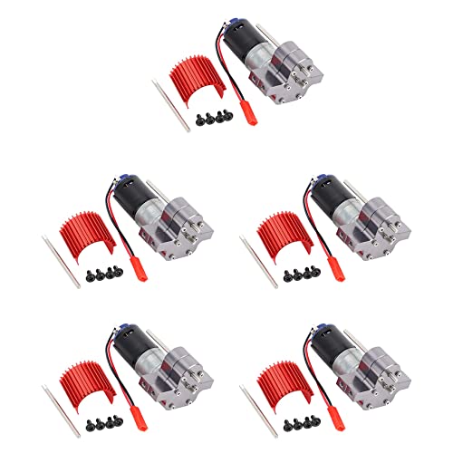 Nettoppo 5X 370 Gebürsteter Motor + KüHlkörper Getriebe Satz Aus Aluminium mit Stahl ZahnräDern für C14 C24 B14 B24 B16 B36 6X6 Verbesserte Teile, Nettoppo 5X 370 Gebürsteter Motor + KüHlkörper Getriebe Satz Aus Aluminium mit Stahl ZahnräDern für C14 C24 B14 B24 B16 B36 6X6 Verbesserte Teile, von Nettoppo