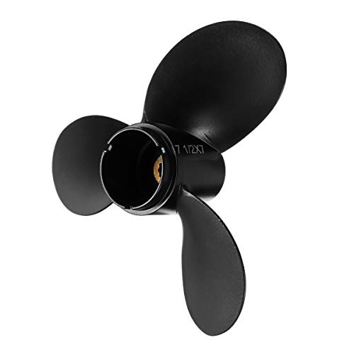 Nettoppo 7 1/2 X 7 Schiffs Motor Propeller 3-Blatt Dreh Paddel 58110-91Jn0-019 FÜR Außenbord Motor 4-6Hp von Nettoppo