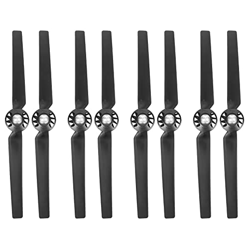 Nettoppo 8 StüCke Propeller für Yuneec Q500 Typhoon 4 Karat Kamera Drone Teile Schnell Verschluss Selbst Hemmend Requisiten Klinge (Schwarz) von Nettoppo