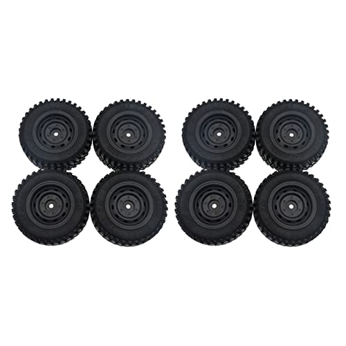 Nettoppo 8-Teiliges Gummirad-Reifenset für MN86 1/12 RC Car DIY Upgrade ErsatzteilzubehöR von Nettoppo