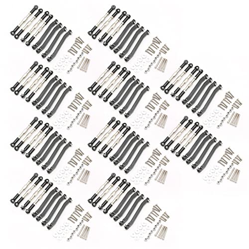 Nettoppo 80X Zugstangen Aus Metall GehäUse Verbindungs Stange für Mn D90 D91 D96 D99 D99S Mn90 Mn99S 1/12 Schwarz Nettoppo 80X Zugstangen Aus Metall GehäUse Verbindungs Stange für Mn D90 D91 D96 D99 D99S Mn90 Mn99S 1/12 Schwarz von Nettoppo