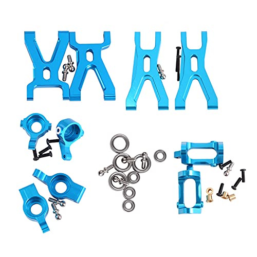 Nettoppo AufrüSt Satz für AufhäNgungs Arm und Vorderrad- / Hinterrad Nabe C für A959 A979 A959B A979B K929 RC Auto Teile, Blau von Nettoppo