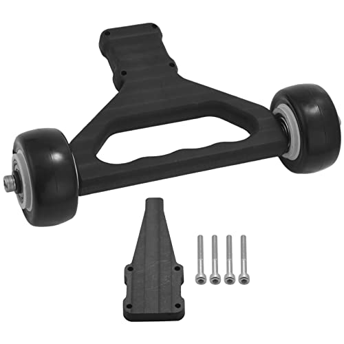 Nettoppo Doppel Rad Wheelie Bar für 1/5 ARRMA KRATON 8S Outcast 8S RC Auto Update Teile ZubehöR, Schwarz von Nettoppo