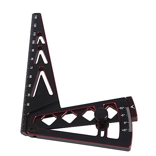 Nettoppo Einstellbares Metall Lineal zum Einstellen der RC Auto HöHe und des Felgensturzes Um 15 Grad Hobby Werkzeuge CNC für 1/8 1/10 RC Auto,2 von Nettoppo