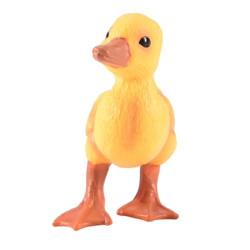 Nettoppo Enten auf Dem Bauernhof Realistische Tier Figuren Entlein Kleine Ente Tier Figuren für Kinder Bevorzugungen Spielzeug Gelb von Nettoppo