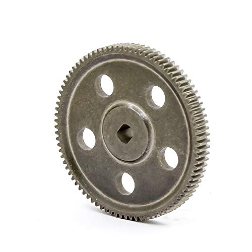 Nettoppo Metall Stirnrad 87T für E86100 Upgrade Teile 180024 RC 1/10 Rock Crawler 94180 86100, Kupfer von Nettoppo
