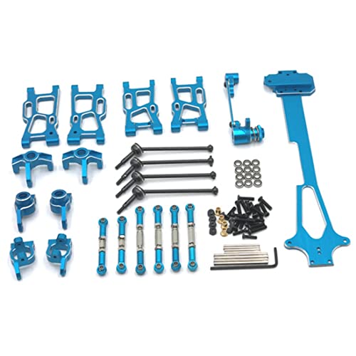 Nettoppo Metall-Upgrade-ZubehöR-Modifikationskits für 144001 144002 144010 124017 124018 124019 RC-Auto-Upgrade-Teile, 2 von Nettoppo