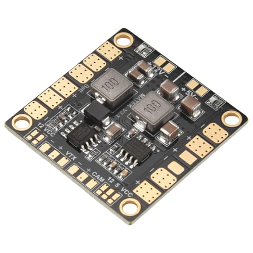 Nettoppo Mini Power Hub Stromverteilungsplatine PDB mit BEC 5V & 12V für FPV QAV250 ZMR250 Multikopter Quadkopter von Nettoppo