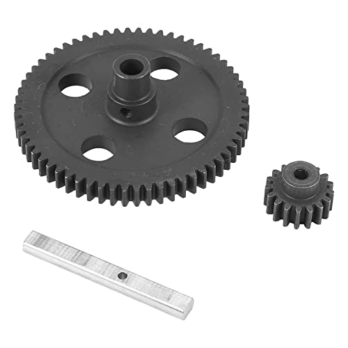 Nettoppo Sporn Haupt Zahnrad 62T Untersetzung Getriebe 0015 für 12428 12423 1/12 RC Auto Crawler Kurze EinfüHrung Truck Upgrade Teile von Nettoppo