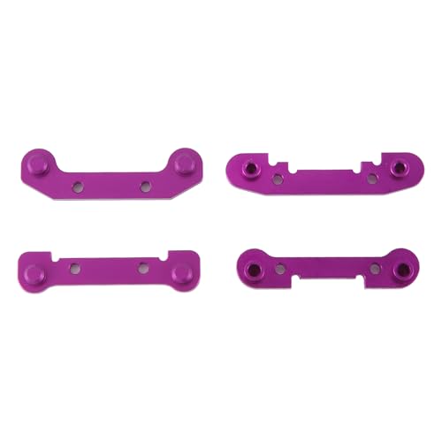 Nettoppo VerstäRkungs Satz für Schwenk Arm Vorne und Hinten mit Metall Wellen HüLse für 144001 124019 124018 RC Auto Upgrade Teile, A. von Nettoppo