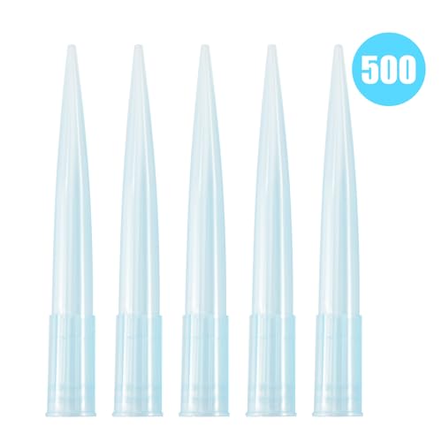 Nettoppo blau-transparent 1000 UL 1 ml Fluessige Lab Pipette Pipettenspitzen 500 Stueck von Nettoppo