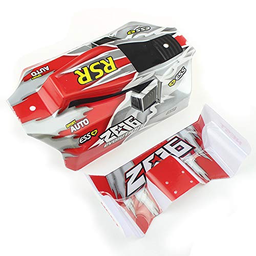 Nettoppo für 144001 1/14 Karosserie Schale Top Baldachin 144001-1335 Auto Teile, Rot von Nettoppo