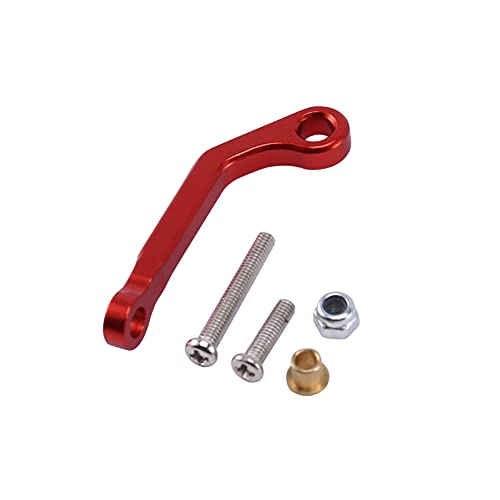 Nettoppo für B1 B14 B24 C14 C24 B16 B26 B36 Q60 Q63 Q64 Q65 RC Auto Ersatzteile Metall Servo Zugstange, Rot von Nettoppo