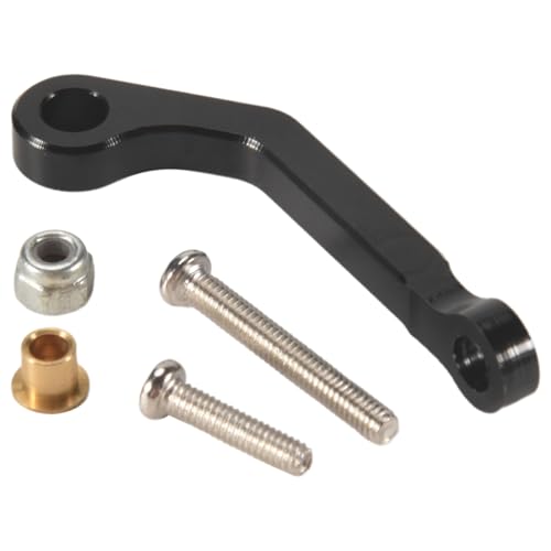 Nettoppo für B1 B14 B24 C14 C24 B16 B26 B36 Q60 Q63 Q64 Q65 RC Auto Ersatzteile Metall Servo Zugstange, Schwarz von Nettoppo