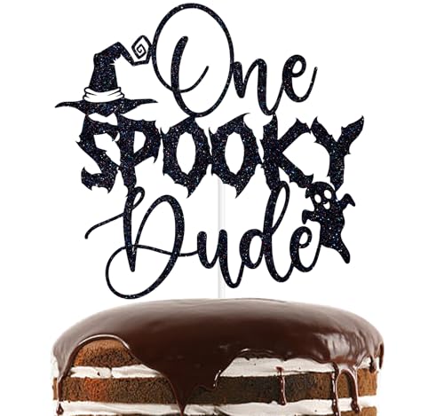 Tortenaufsatz mit Glitzer, Motiv: gruselige Spinne, für Babypartys, Halloween, Ghul, Geburtstag, Babyparty, Party-Dekoration, Schwarz Tortenaufsatz mit Glitzer, Motiv: gruselige Spinne, für Babypartys, Halloween, Ghul, Geburtstag, Babyparty, Party-Dekoration, Schwarz von Nettuao
