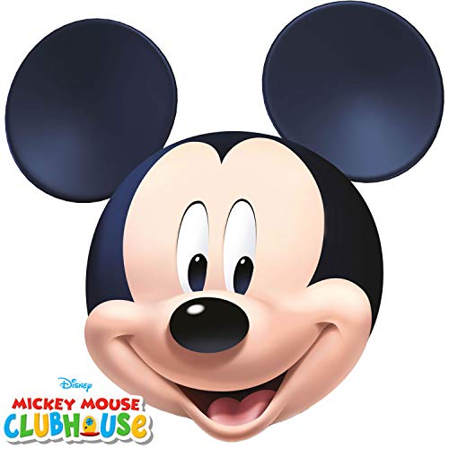 Riesiges Wandschild * Mickey Mouse * als Deko für Kindergeburtstag, Mottoparty oder Kinderzimmer | Größe: 68x68cm | Disney Fan Wandtattoo von Neu: