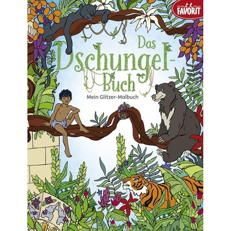 Das Dschungelbuch Malbuch von Neuer Favorit Verlag
