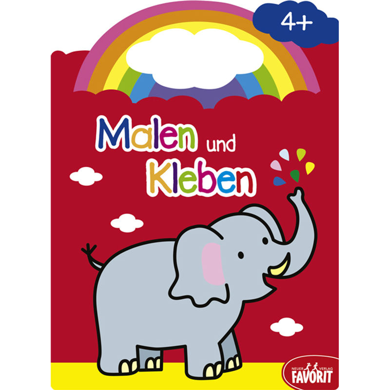 Malen und Kleben - Elefant von Neuer Favorit Verlag
