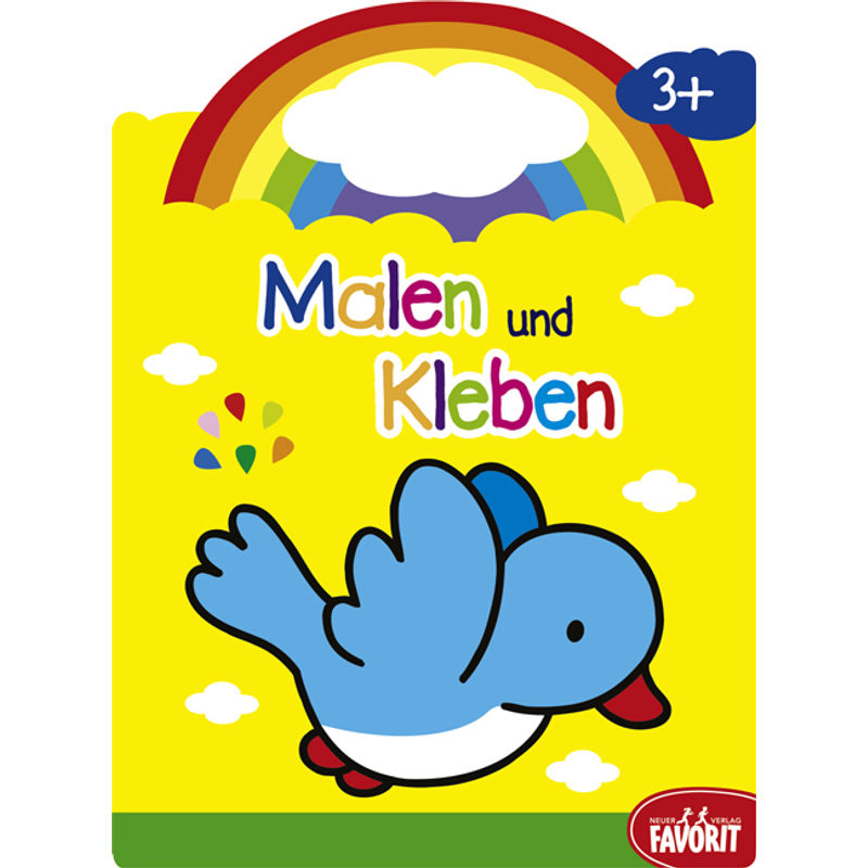 Malen und Kleben - Vogel von Neuer Favorit Verlag