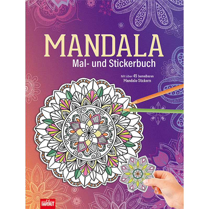 Mandala Mal- und Stickerbuch von Neuer Favorit Verlag