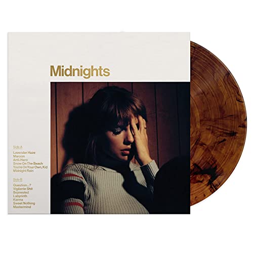 Neues Album Taylor Swift Midnights (Mahogany) 2022 Farbiges Vinyl - VORGELADENES ELEKTRONISCHES SPIEL - Spiel - Pop Music - Video Games - Brown von Neues Album