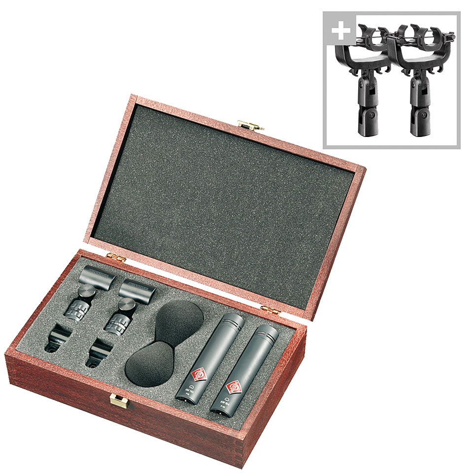 Neumann KM 184 MT Shock Mount Stereo Set Instrumentenmikrofon Neumann KM 184 MT Shock Mount Stereo Set Instrumentenmikrofon von Neumann
