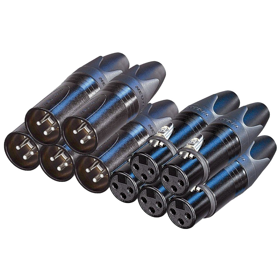 Neutrik NC3FXXMXX-BAG Set XLR-Stecker Neutrik NC3FXXMXX-BAG Set XLR-Stecker von Neutrik
