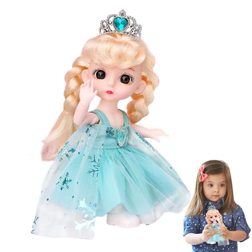 BJD Puppe - Bewegbare Prinzessin, Anime Girl Toy | 13 Jointed 6,3in Dress-up-Puppe, Schöne Geschenkpuppe Mit Outfits Für Mädchen, Geburtstagsgeschenk, Anime-Sammlerstück, Kreative Rollenspiel-Modefigu BJD Puppe - Bewegbare Prinzessin, Anime Girl Toy | 13 Jointed 6,3in Dress-up-Puppe, Schöne Geschenkpuppe Mit Outfits Für Mädchen, Geburtstagsgeschenk, Anime-Sammlerstück, Kreative Rollenspiel-Modefigu von NevPuose