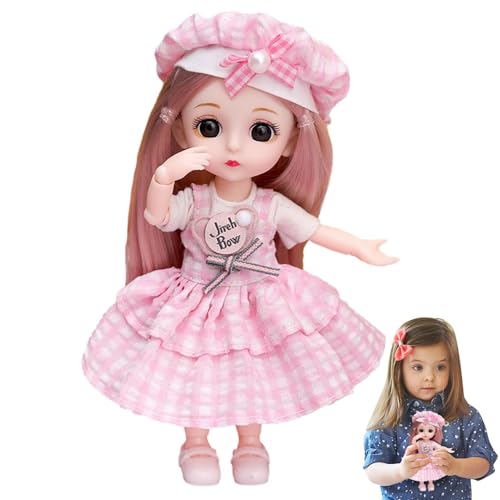 BJD Puppe - Bewegbare Prinzessin, Anime Girl Toy | 13 Jointed 6,3in Dress-up-Puppe, Schöne Geschenkpuppe Mit Outfits Für Mädchen, Geburtstagsgeschenk, Anime-Sammlerstück, Kreative Rollenspiel-Modefigu BJD Puppe - Bewegbare Prinzessin, Anime Girl Toy | 13 Jointed 6,3in Dress-up-Puppe, Schöne Geschenkpuppe Mit Outfits Für Mädchen, Geburtstagsgeschenk, Anime-Sammlerstück, Kreative Rollenspiel-Modefigu von NevPuose