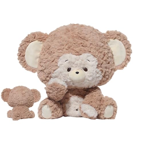 NevPuose Cuddly Monkey Toy – Plush Animal Doll, Fabric Softie | Hug-Friendly Design, Gentle Texture Finish, Ideal Shelf Decor for Fans, Play Corners, Display Collections In Bedrooms Or Nursery Spaces NevPuose Cuddly Monkey Toy – Plush Animal Doll, Fabric Softie | Hug-Friendly Design, Gentle Texture Finish, Ideal Shelf Decor for Fans, Play Corners, Display Collections In Bedrooms Or Nursery Spaces von NevPuose