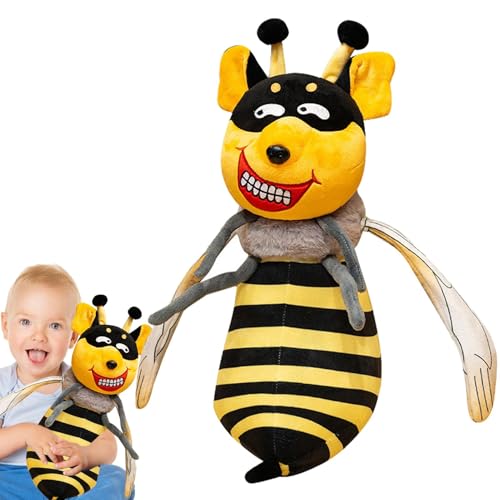 NevPuose Plüschtier Biene Hund | Huggable Plüschtier Funny Doll Show Pillow - liebenswerter Begleiter weich und bequem, Sofa-Dekoration für den von NevPuose