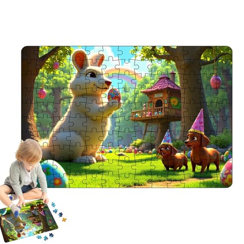 Osterpuzzle - Ostern süßes Kaninchen -Puzzle, Puzzle | Lustige Urlaubsdekoration, Cartoon -Wohnkultur, Ostermittel Kinder Teenager, farbenfrohe Hasenstücksaktivität, Familienfeierspiele, lustig Osterpuzzle - Ostern süßes Kaninchen -Puzzle, Puzzle | Lustige Urlaubsdekoration, Cartoon -Wohnkultur, Ostermittel Kinder Teenager, farbenfrohe Hasenstücksaktivität, Familienfeierspiele, lustig von NevPuose