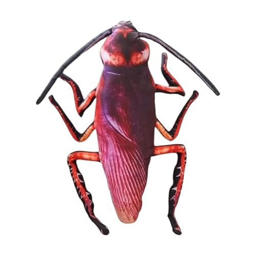 Realistisches Insektenplüsch - 21 -Zoll -Riesenkakerlake gefülltes Spielzeug, lustiges -Kissen | Weiche gruselige Krabbeln Plüsch, Streichgeschenk für Kinder und Erwachsene, Halloween -Party -Deko Realistisches Insektenplüsch - 21 -Zoll -Riesenkakerlake gefülltes Spielzeug, lustiges -Kissen | Weiche gruselige Krabbeln Plüsch, Streichgeschenk für Kinder und Erwachsene, Halloween -Party -Deko von NevPuose