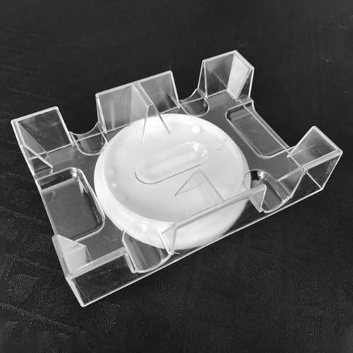 Revolving Game Caddy - Clear Acryl -Deckspinner, Tabletop -Kartenserver | Plattentable-Deal-Spender Für Poker Night, Canasta Play, Bridge Gathering, Freisprecher Spielbegleiter, Einfaches Access-Spiel Revolving Game Caddy - Clear Acryl -Deckspinner, Tabletop -Kartenserver | Plattentable-Deal-Spender Für Poker Night, Canasta Play, Bridge Gathering, Freisprecher Spielbegleiter, Einfaches Access-Spiel von NevPuose
