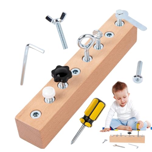 Schraubendreher-Brett-Set-Spielzeug – Feinmotorik-Matching-Spiel, Feinmotorik-Spielzeug |, Jumbo Nuts Bolts Spielzeug, Feinmotorik-Matching-Spiel für Kinder im Alter, pädagogisches Schraube Schraubendreher-Brett-Set-Spielzeug – Feinmotorik-Matching-Spiel, Feinmotorik-Spielzeug |, Jumbo Nuts Bolts Spielzeug, Feinmotorik-Matching-Spiel für Kinder im Alter, pädagogisches Schraube von NevPuose
