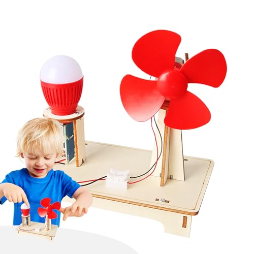 Windgenerator - Vertikale Turbine, Lehrproponatur | Kleines Elektromotormodell, Funktionales LED -Licht Display, Mikromotorenhandwerk Für Kinderlernprojekt, Home School Elektrizitätslaborausrü Windgenerator - Vertikale Turbine, Lehrproponatur | Kleines Elektromotormodell, Funktionales LED -Licht Display, Mikromotorenhandwerk Für Kinderlernprojekt, Home School Elektrizitätslaborausrü von NevPuose