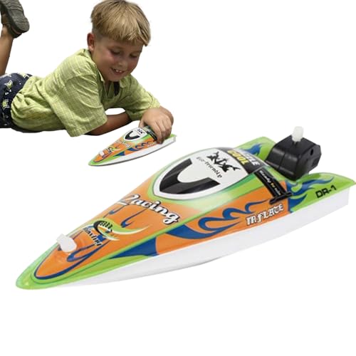 Windup Speed ​​Boat - schwimmende Spielzeugboote für Kinder, Wasserbadezeitspielzeug | Fun Windup Pool Spielzeug für Kinder, Schnellbootspielzeug für Kinderbadspiel, Windup -Bootsspielzeug für Wassers von NevPuose