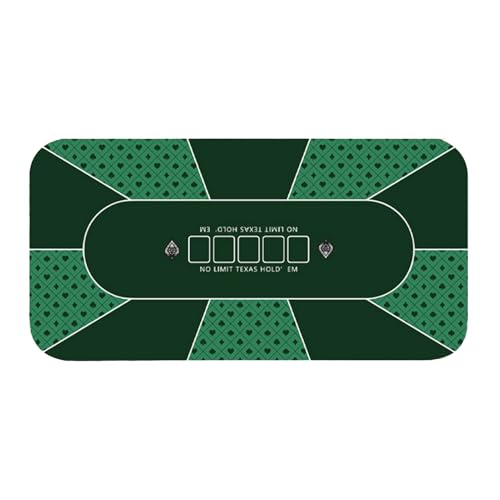 Nevalerra Spieltischabdeckung, Pokertischabdeckung - Pokermatte 120x60cm - rutschfeste Kartentisch-Abdeckungen für Pokerpartys, Spendenaktionen, Zusammenkünfte, Themenpartys, Pokerabende Nevalerra Spieltischabdeckung, Pokertischabdeckung - Pokermatte 120x60cm - rutschfeste Kartentisch-Abdeckungen für Pokerpartys, Spendenaktionen, Zusammenkünfte, Themenpartys, Pokerabende von Nevalerra