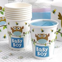 Kleine Eule "Baby Boy" Partybecher, 8 Stk Kleine Eule "Baby Boy" Partybecher, 8 Stk von Neviti