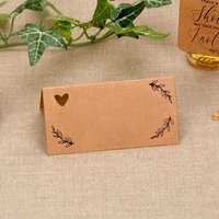 Natur-Tischkarten, naturbelassene Namenskärtchen für jede Party 25er Natur-Tischkarten, naturbelassene Namenskärtchen für jede Party 25er von Neviti