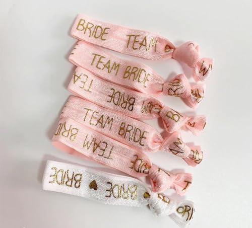New Age Devi - Bride to be Armbänder - 9 Stück für Junggesellenabschied - 8x Team Bride - 1x Bride Armband - Bachelorette Party - Hochzeit von New Age Devi