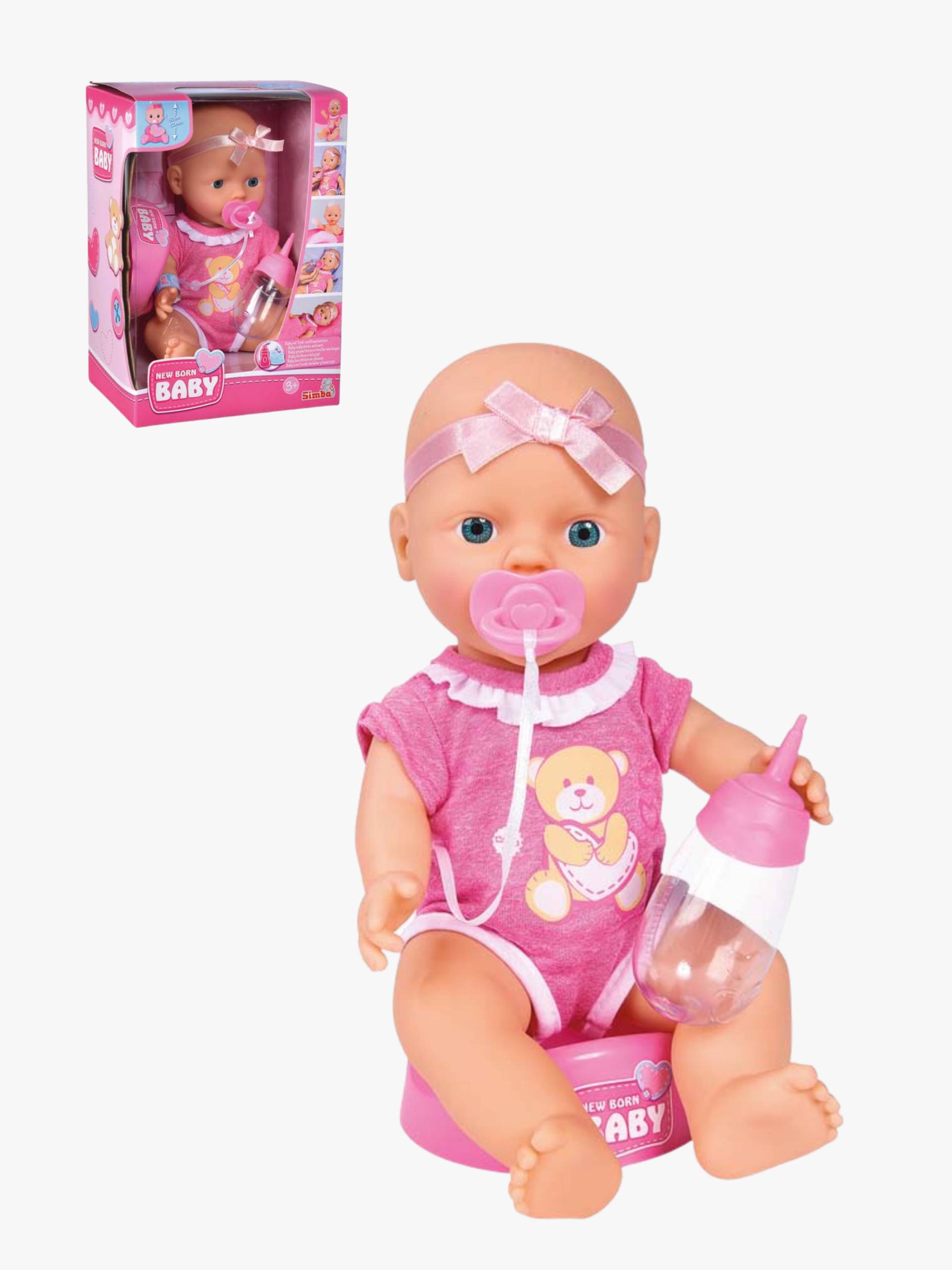 New Born Baby Puppe 30 cm, Rosa New Born Baby Puppe 30 cm, Rosa von New Born Baby