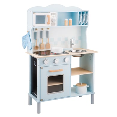 New Classic Toys Spielküche Modern mit Kochfeld, blau von New Classic Toys