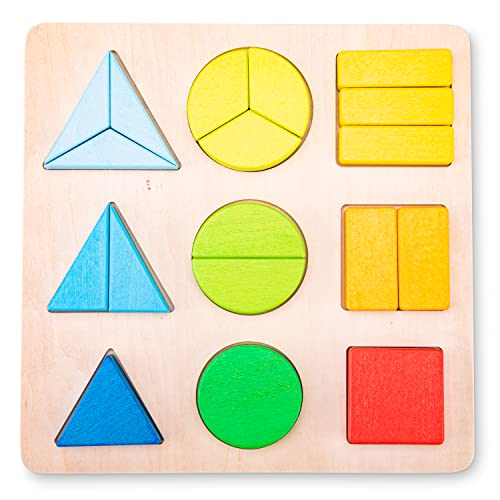Geometric shapes puzzle board von New Classic Toys