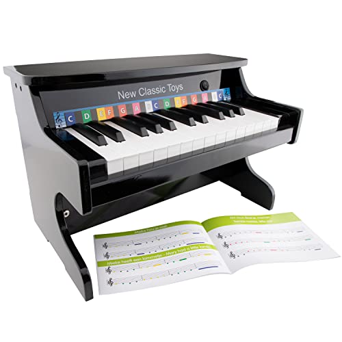 New Classic Toys - 10161 - Musikinstrument - Elektronischer Piano - Schwarz - 25 Tasten von New Classic Toys