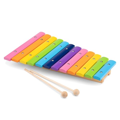 New Classic Toys - 10236 - Musikinstrument - Xylophon - 12 Töne - Bunt von New Classic Toys