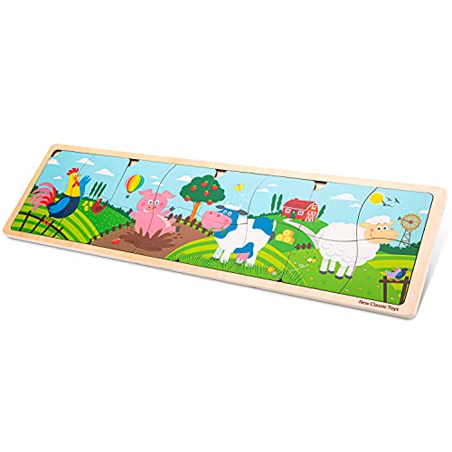 New Classic Toys 10450 Puzzle farm-4-in-1 von New Classic Toys